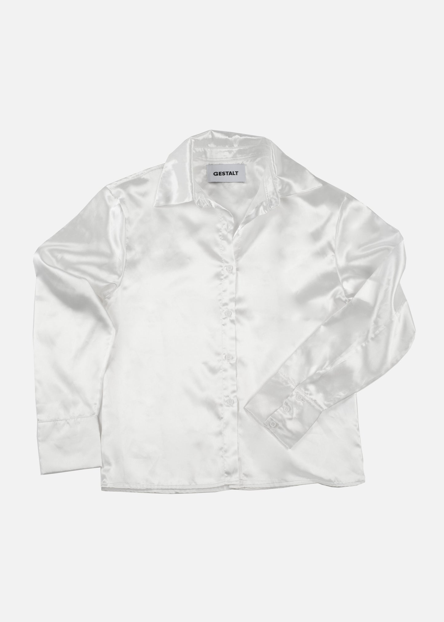 White Satin Shirt
